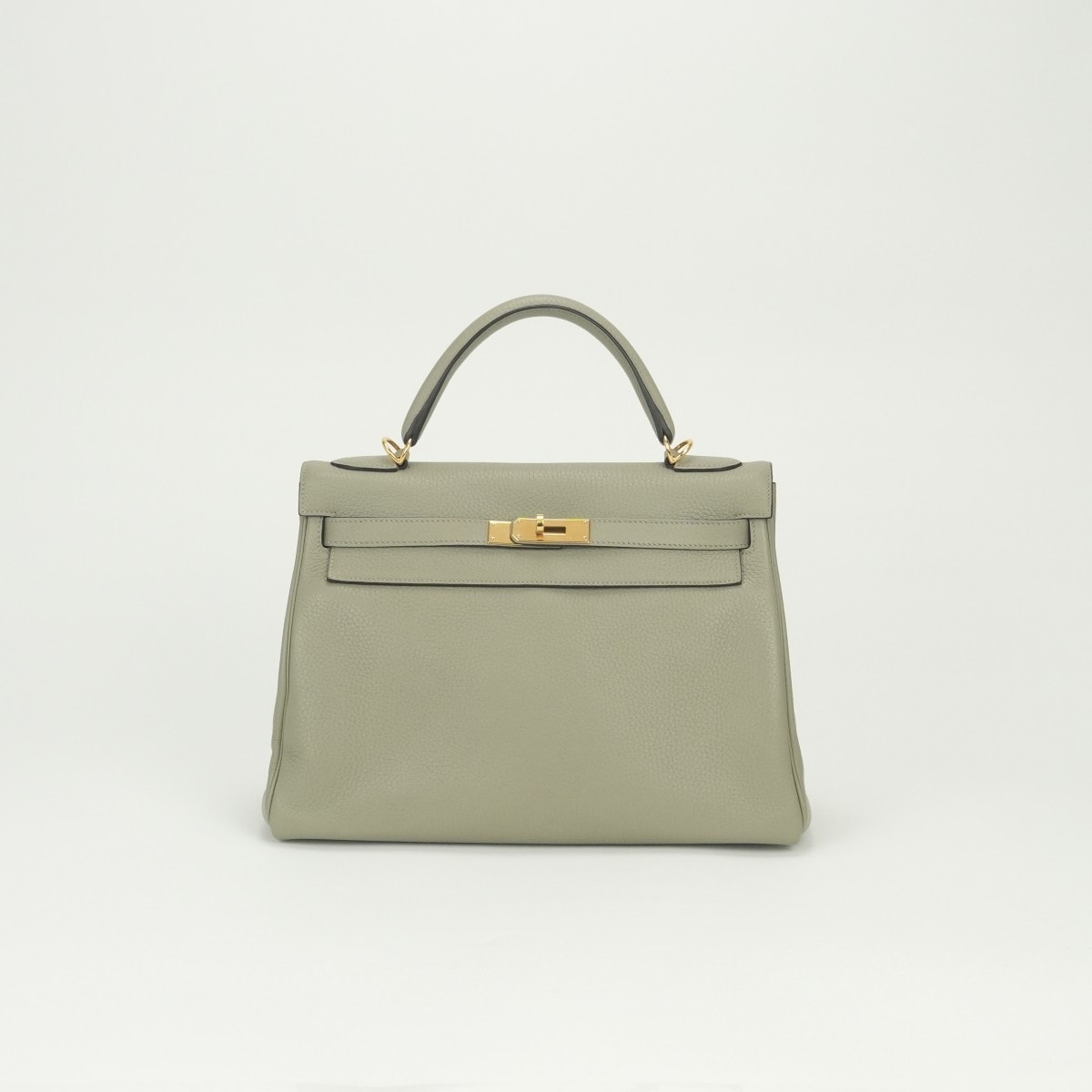 エルメス HERMES ケリー32 ケリー 32 バッグ トートバッグ ショルダーバッグ トゴ セージ Sauge グリーン Green 緑 ゴールド金具 ハンドバッグ 2Way 内縫い
