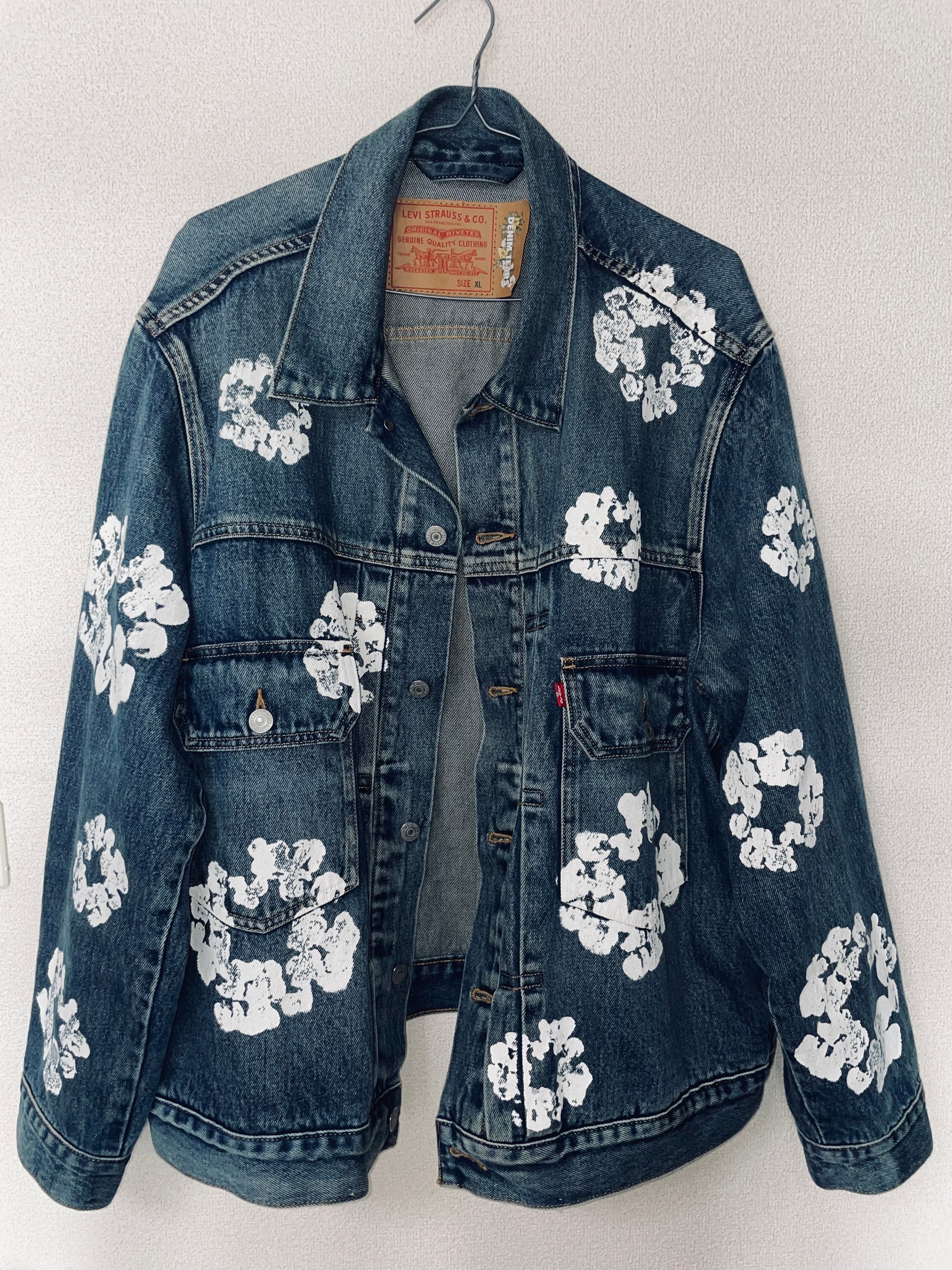 LEVI'S x Denim Tears Type-2 All Over Wreath "Dark Wash"