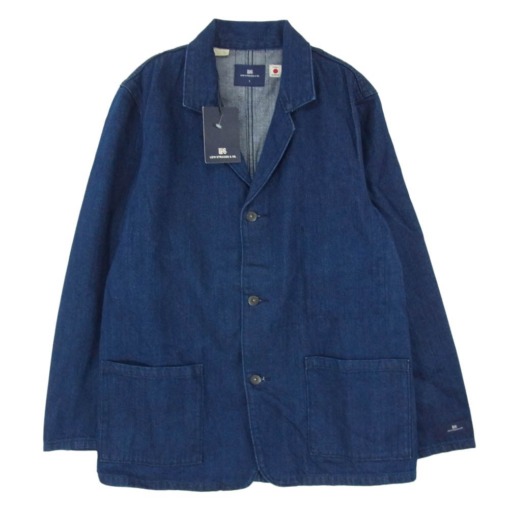 Levi's リーバイス 001LK-0000 BLUE TAB CHORE ブルータブ デニム ブレザー ジャケット インディゴブルー系 M【新古品】【未使用】【中古】