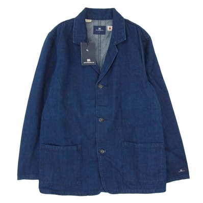 Levi's リーバイス 001LK-0000 BLUE TAB CHORE ブルータブ デニム ブレザー ジャケット インディゴブルー系 M【新古品】【未使用】【中古】