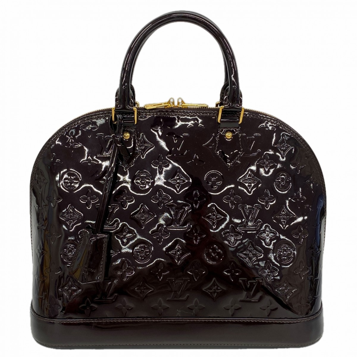 【6dd5090-k】ルイヴィトン ハンドバッグ ヴェルニ アルマPM M91611 アマラント【中古】レディース