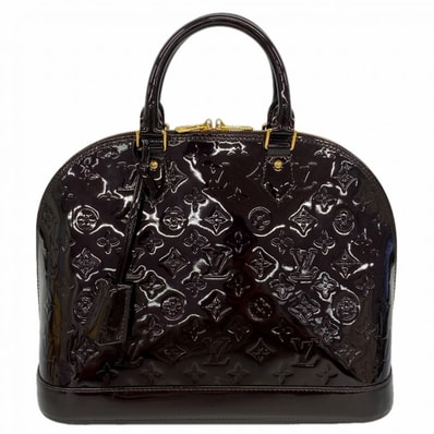 【6dd5090-k】ルイヴィトン ハンドバッグ ヴェルニ アルマPM M91611 アマラント【中古】レディース