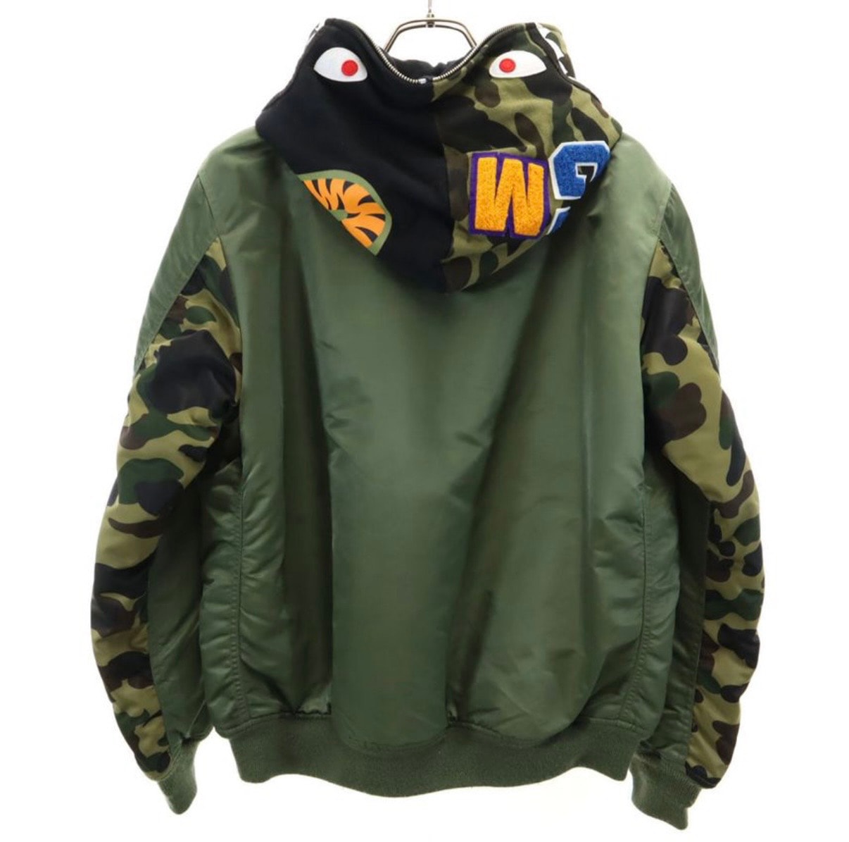  A BATHING APE アベイシングエイプ レイヤード フライトジャケット