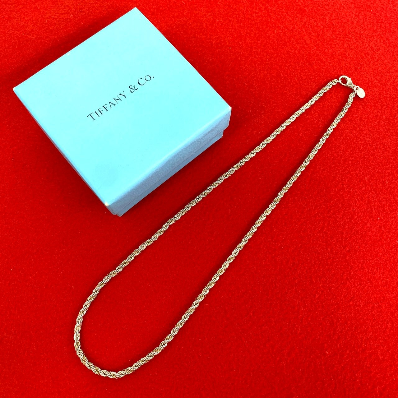 TIFFANY&Co. ティファニー ツイストロープ ネックレス シルバー925 K18イエローゴールド ネックレス シルバー
77603