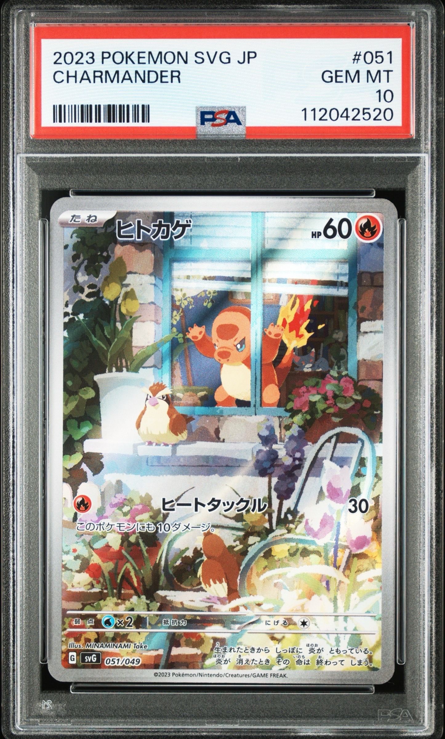 ヒトカゲ :フルイラスト [SVG 051/049](スペシャルデッキセットex「フシギバナ・リザードン・カメックス」)