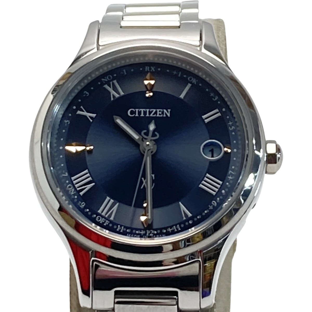 ☆☆CITIZEN シチズン XC クロスシー ヒカリコレクション ネイビー 電波ソーラー レディース 腕時計