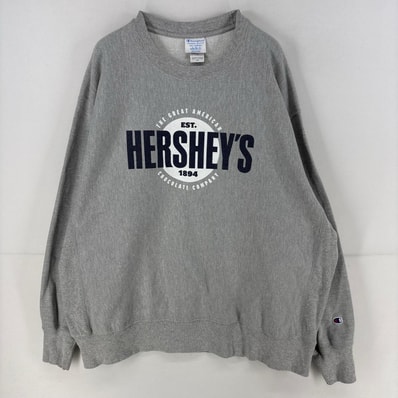古着 チャンピオン Champion スウェット プリント クルーネック 大きいサイズ スウェット 2XL グレー メンズ