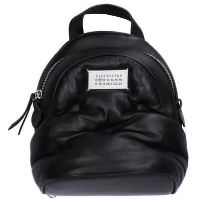 メゾンマルジェラ S56WA0014 ブラック ラムスキン グラムスラム GLAM SLAM BACKPACK -