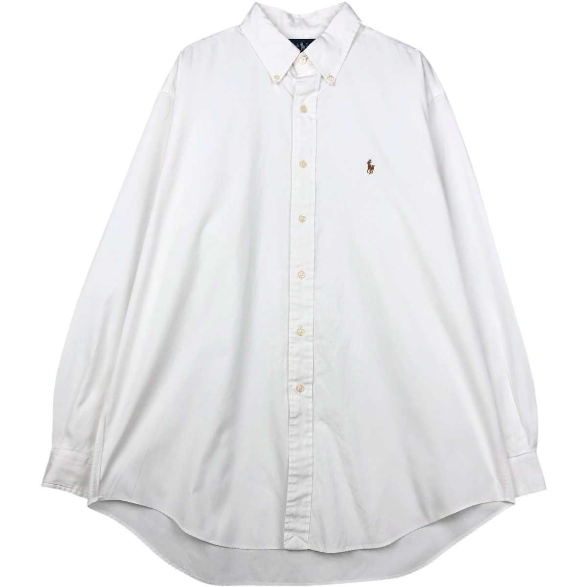 古着 ラルフローレン Ralph Lauren YARMOUTH 長袖 ボタンダウンシャツ メンズXL相当/eaa676975