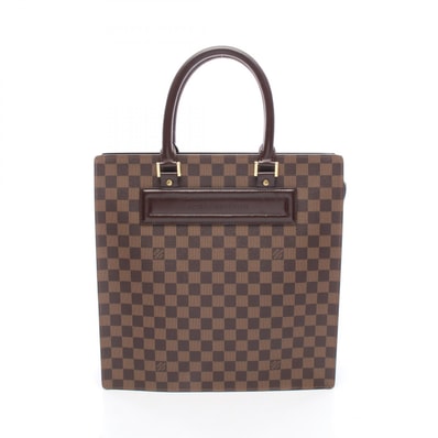 ルイ・ヴィトン LOUIS VUITTON ヴェニスGM ダミエエベヌ トートバッグ バッグ PVCコーティングキャンバス レザー レディース ブラウン系 N51146 【中古】