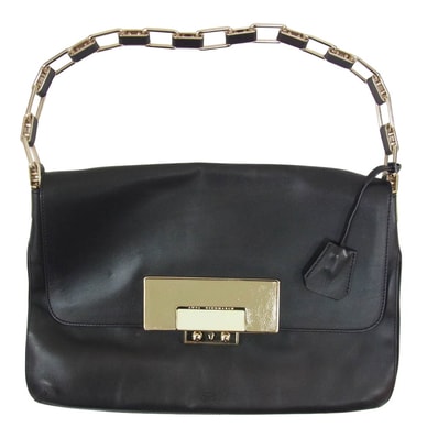 Anya Hindmarch アニヤ・ハインドマーチ その他バッグ 2311021-99 レザー ハンドバッグ ブラック系【中古】