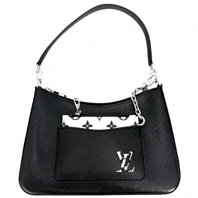 LOUIS VUITTON ルイヴィトン ハンドバッグ マレル ノワール M80689 エピレザー ブラック 黒 シルバー金具 メンズ 美品【中古品】