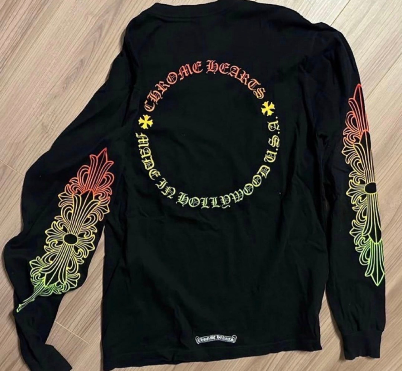 クロムハーツ ラグラン ロングスリーブ Tシャツ エンブロイダリー CH