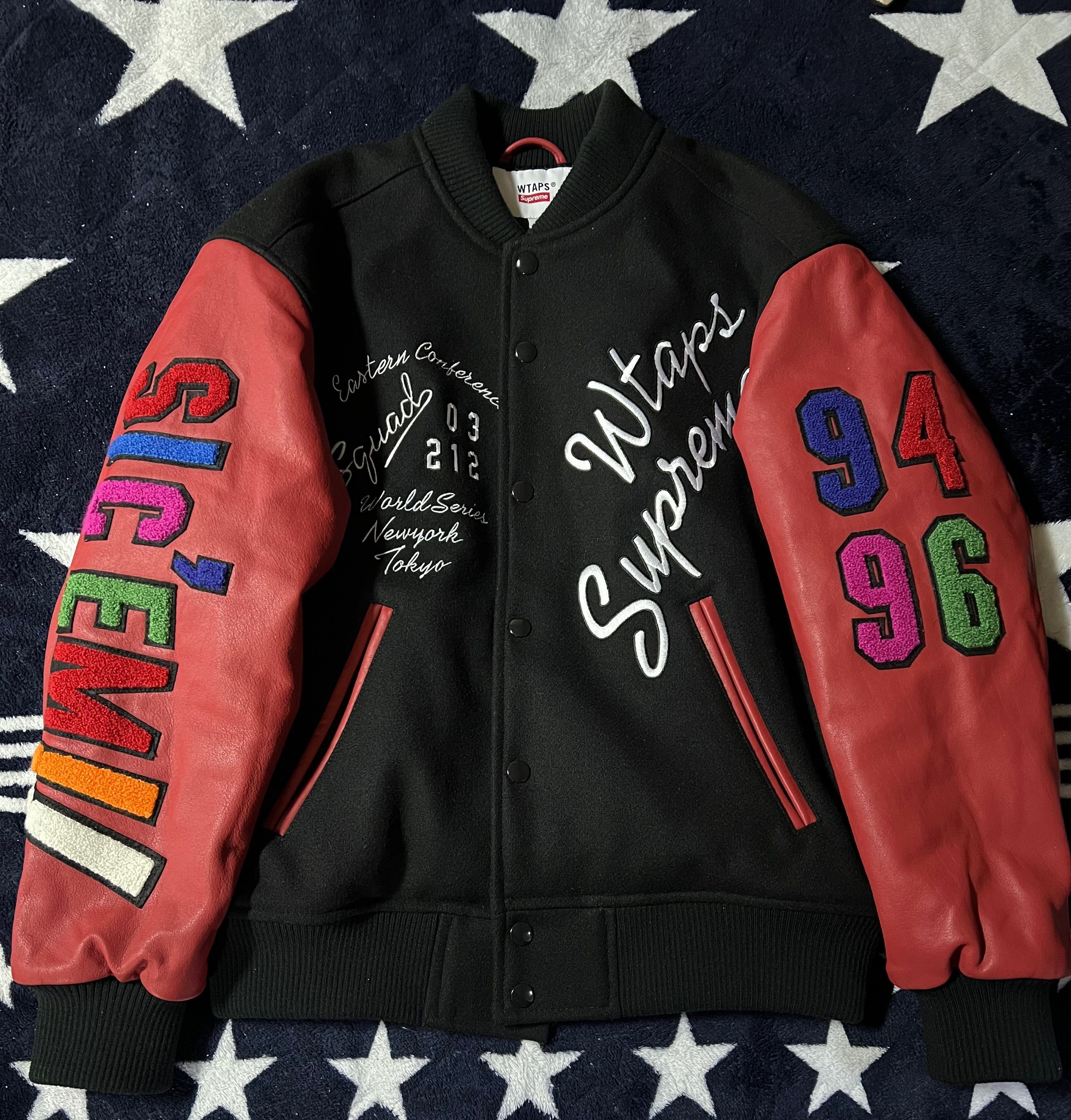 Supreme / WTAPS Varsity Jacket "Black"