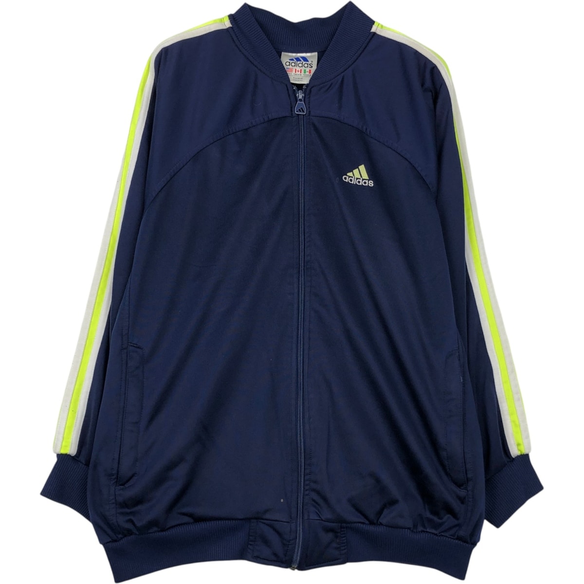 古着 90~00年代 アディダス adidas バックロゴ ジャージ トラックジャケット メンズL相当/eaa619719