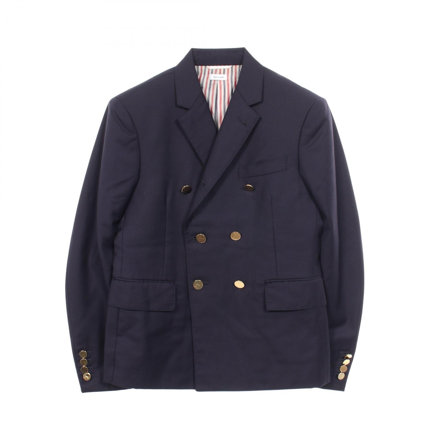 トムブラウン THOM BROWNE 衣料品 アウター ウール レディース ネイビー系 MJC161A00096415 【中古】