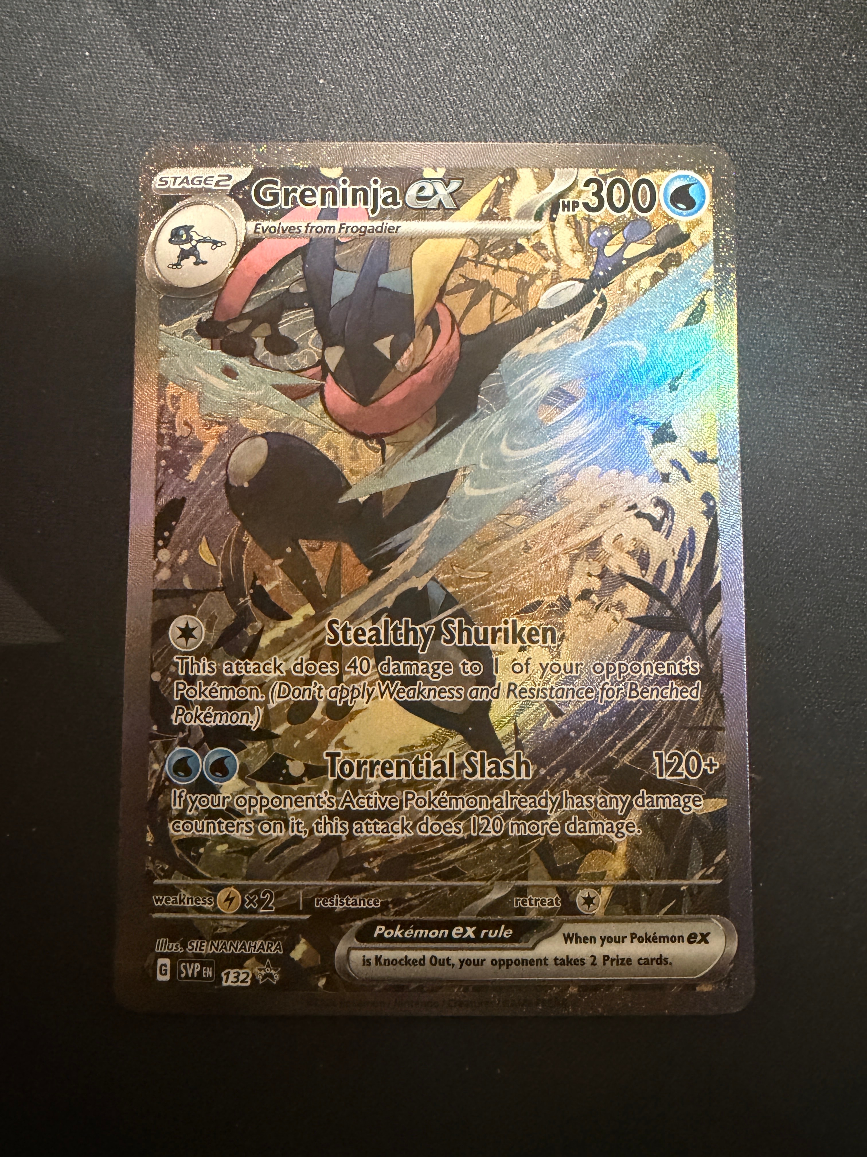 ゲッコウガex P [SVP EN 132]【英語版】(スカーレット&バイオレット「シュラウデッドフェイブル ゲッコウガex スペシャルイラストレーション コレクション」)