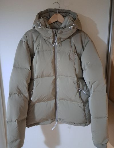 Kith Wrinkle Nylon Midi Puffer "Canvas"