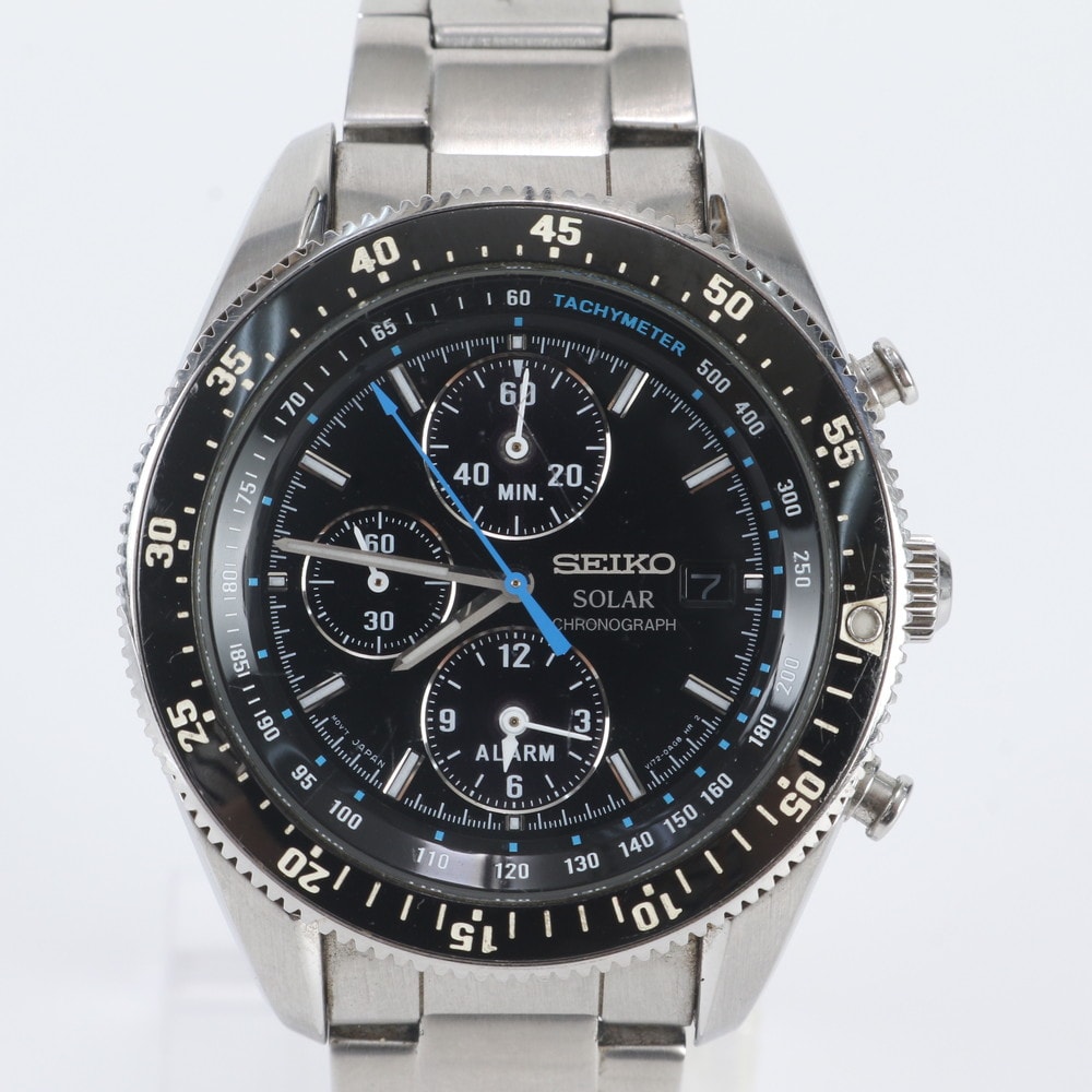 ■美品 セイコー SEIKO プロスペック クロノグラフ V172-0AD0