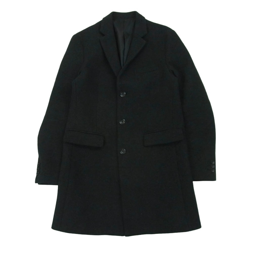 JOURNAL STANDARD ジャーナルスタンダード relume レリューム HMILTON LAMSWOOL チェスター コート ダークグレー系 M【中古】
