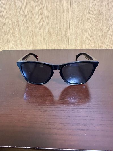 FRAGMENT x OAKLEY Frogskins Polished Black w/Prizm Grey "Vivid Yellow"