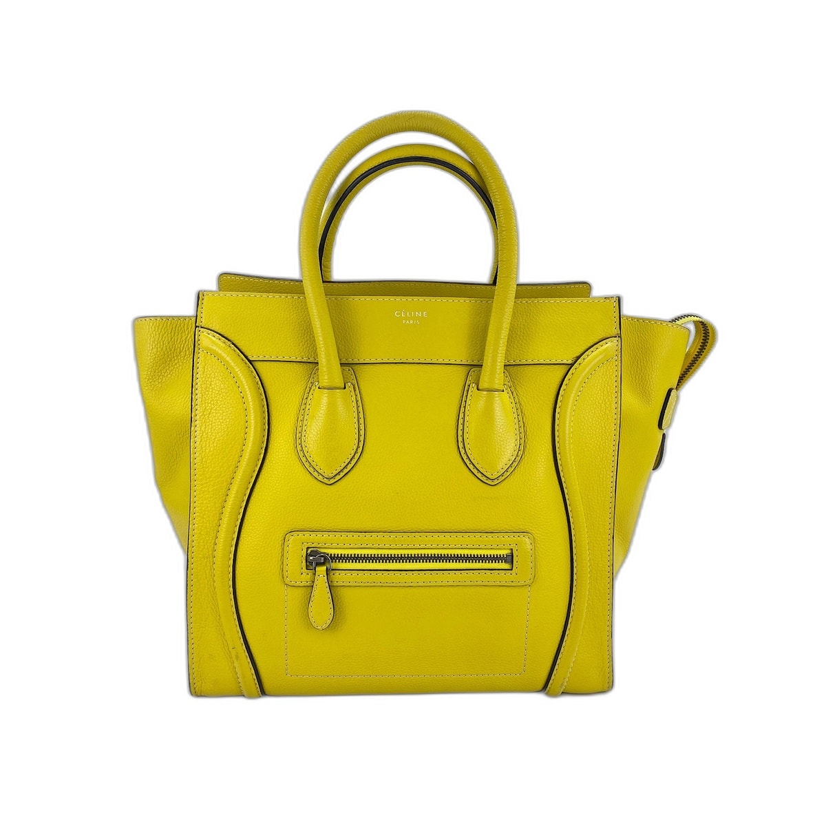 セリーヌ CELINE カーフスキン ラゲージファントム ハンドバッグ【中古】