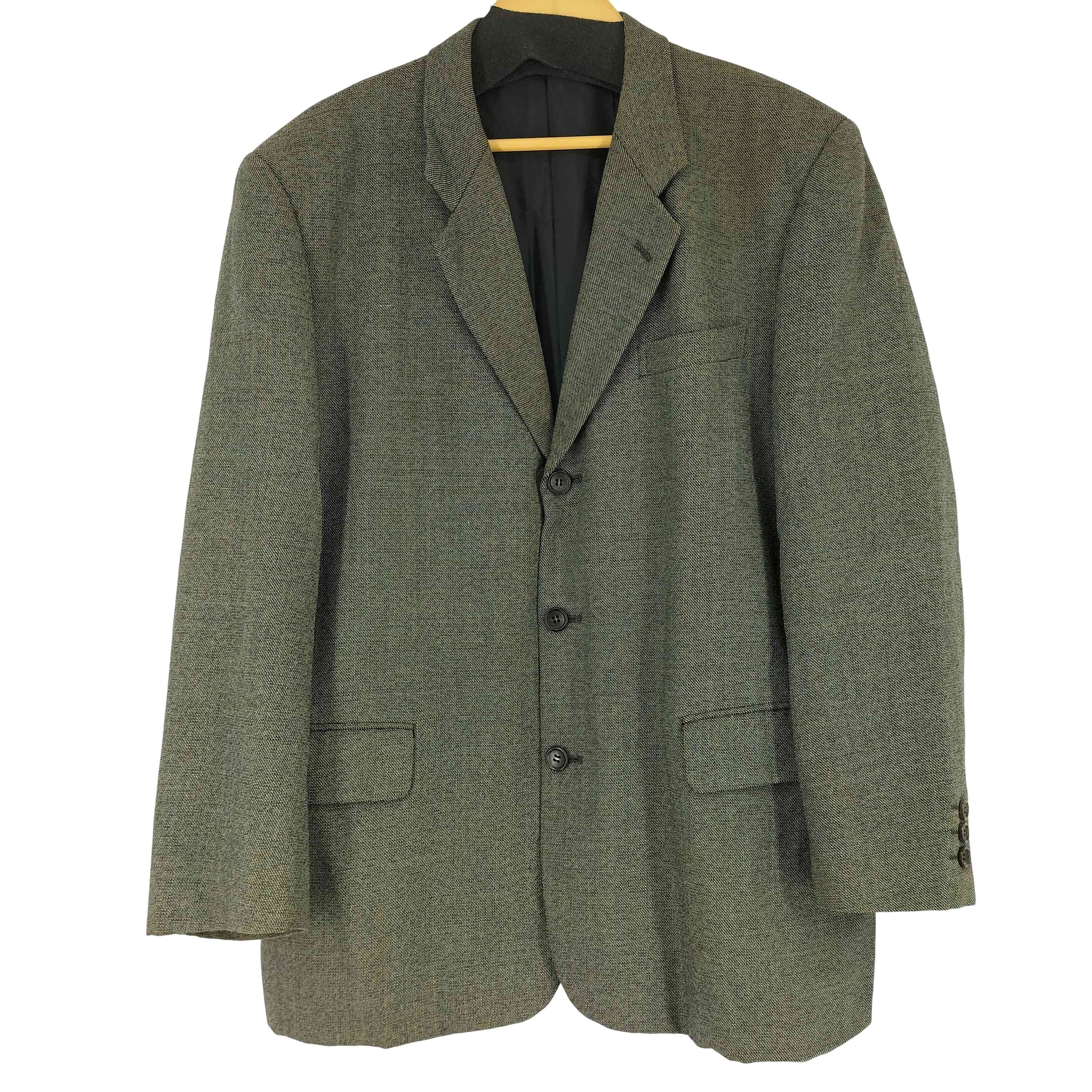 90S AD1997 ウールツイード3Bテーラードジャケット【1139559819210】