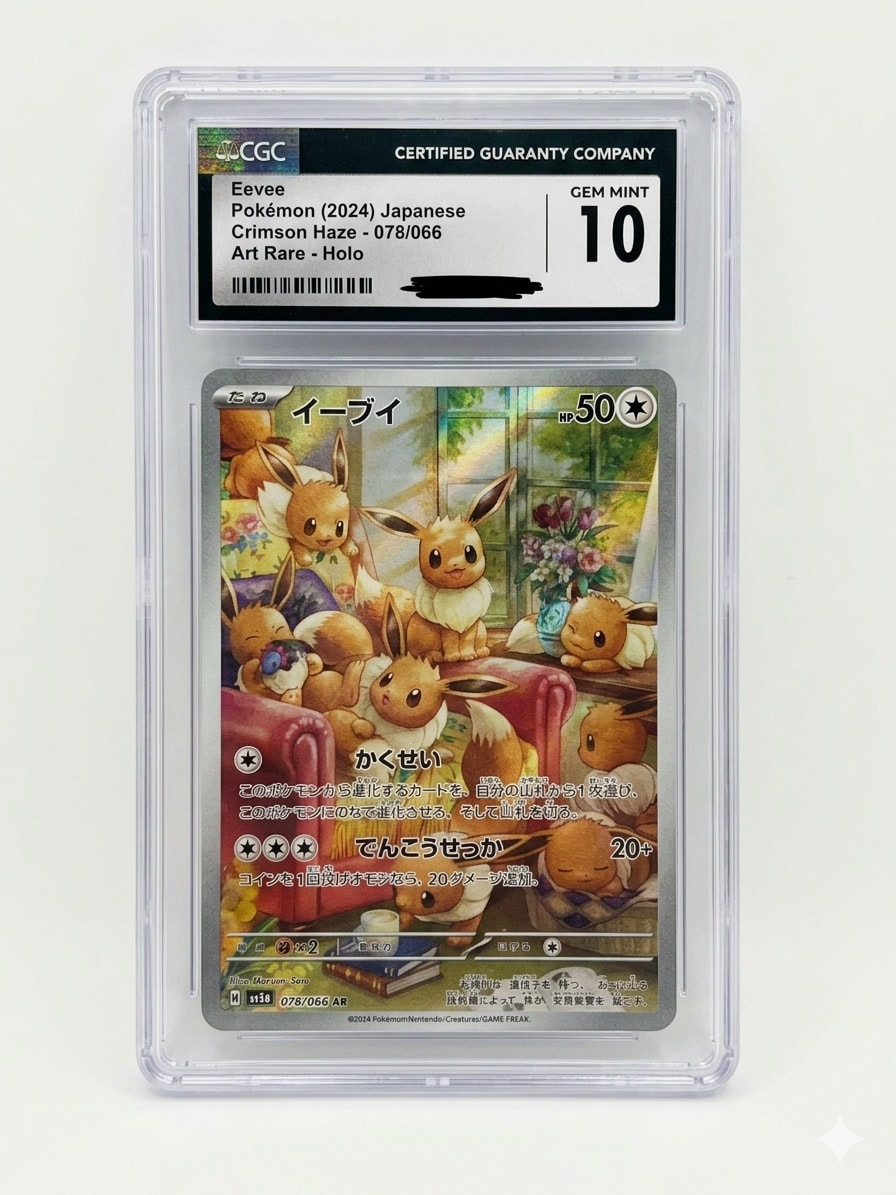 PSA10】イーブイ AR [SV5a 078/066](強化拡張パック「クリムゾンヘイズ
