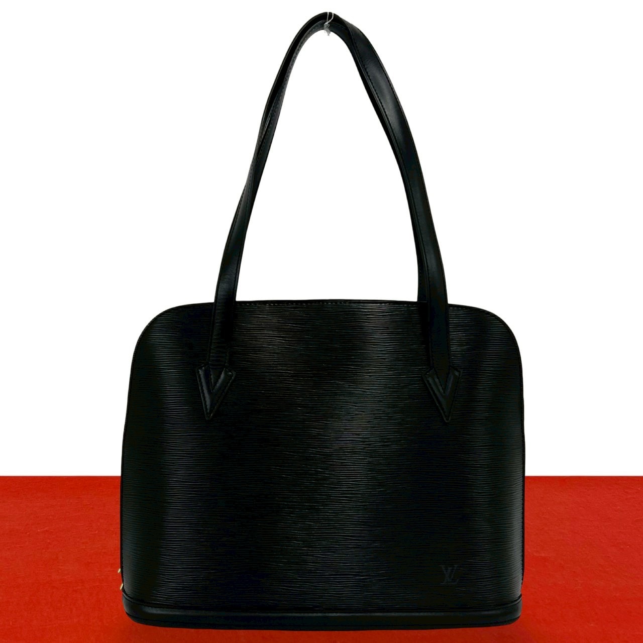 LOUIS VUITTON ルイヴィトン リュサック エピ レザー トートバッグ ブラック
432-4