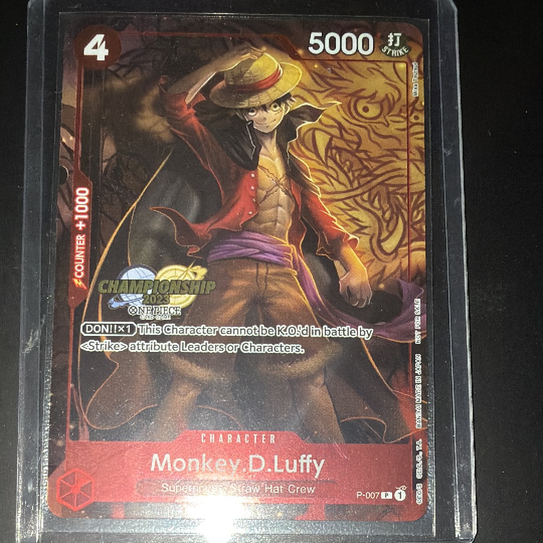 モンキー・D・ルフィ P [P-007]【英語版】(プロモーションカード「チャンピオンシップ 2023 セレブレーションパック」)