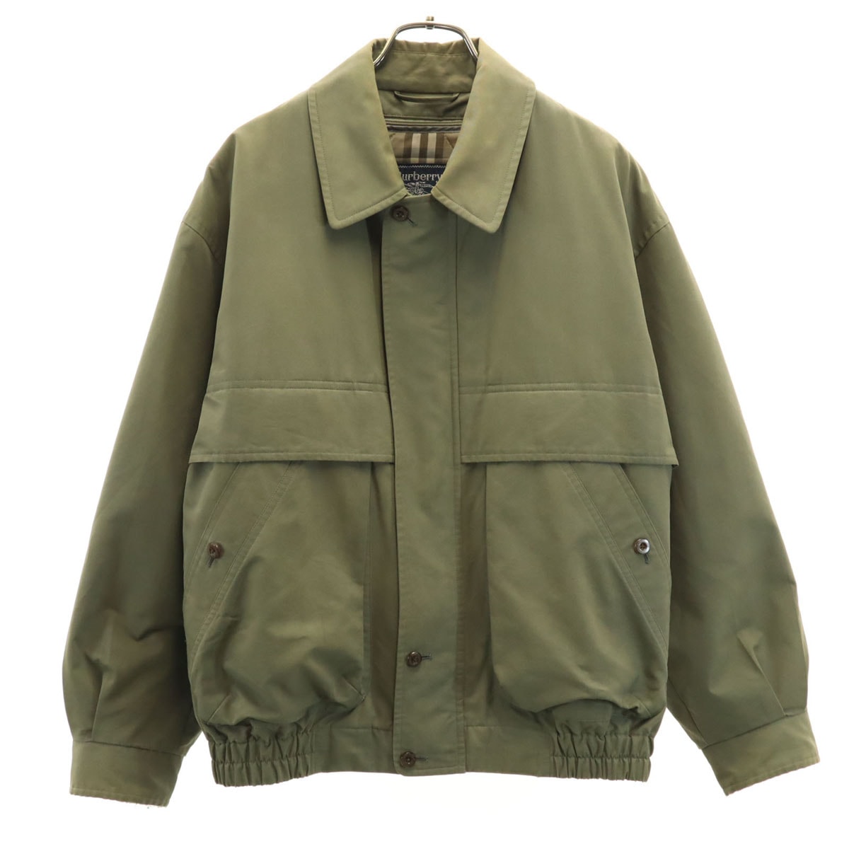 Burberrys バーバリーズ 90s オールド 長袖 ブルゾン L オリーブ系 ジャケット 中綿ライナー付き