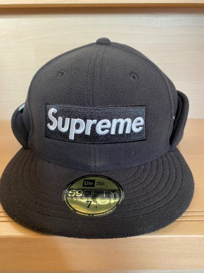 Supreme WINDSTOPPER Earflap Box Logo New Era "Black"
