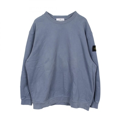ストーンアイランド STONE ISLAND クルーネック スウェット 衣料品 トップス コットン メンズ ブルー系 771561720 【中古】