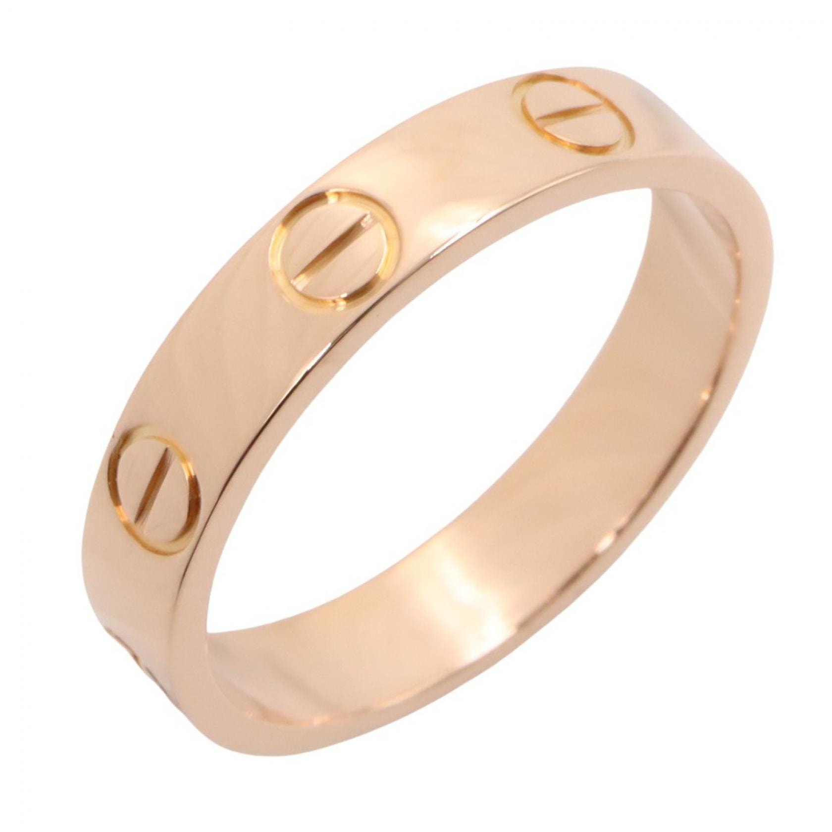 カルティエ CARTIER ミニラブリング リング・指輪 ジュエリー K18PG(ピンクゴールド) レディース ゴールド系 B4085200 【中古】