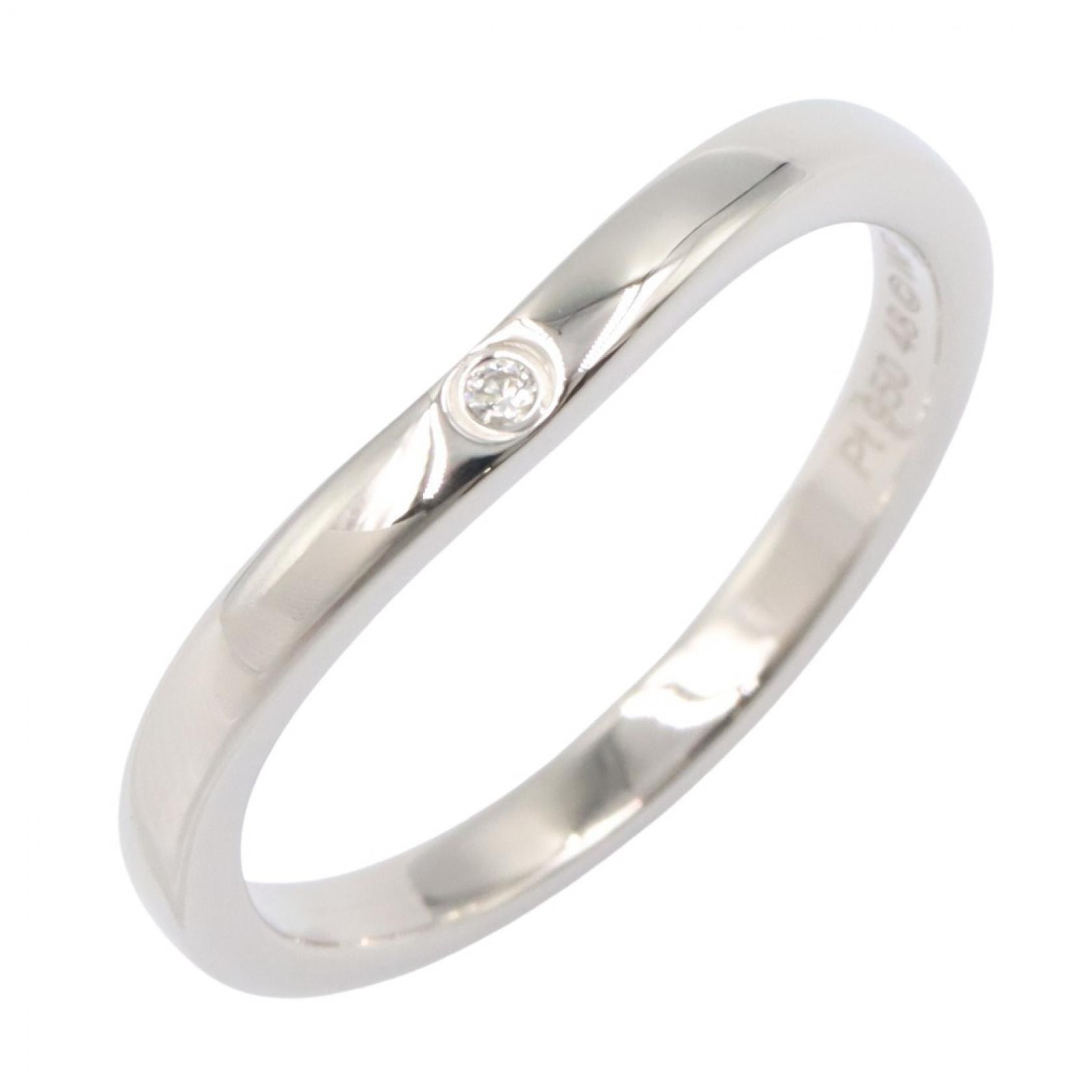 カルティエ CARTIER バレリーナ ダイヤ3P リング リング・指輪 ジュエリー Pt950プラチナ ダイヤモンド レディース シルバー系 / クリア系 B4092948 【中古】