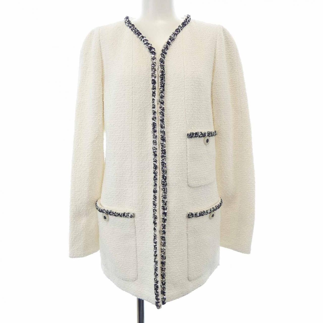 シャネル CHANEL ノーカラージャケット
