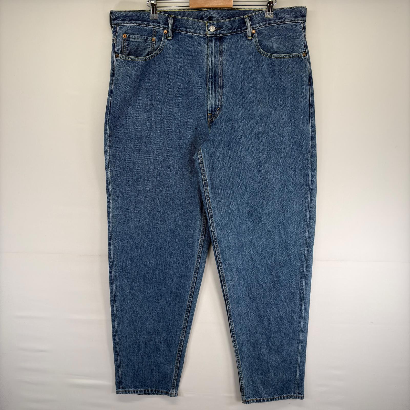 古着 リーバイス Levi's デニム パンツ 5ポケット テーパード ジップ 560 ジーンズ ジーパン 5ポケット w42 L36  ブルー系 メンズ