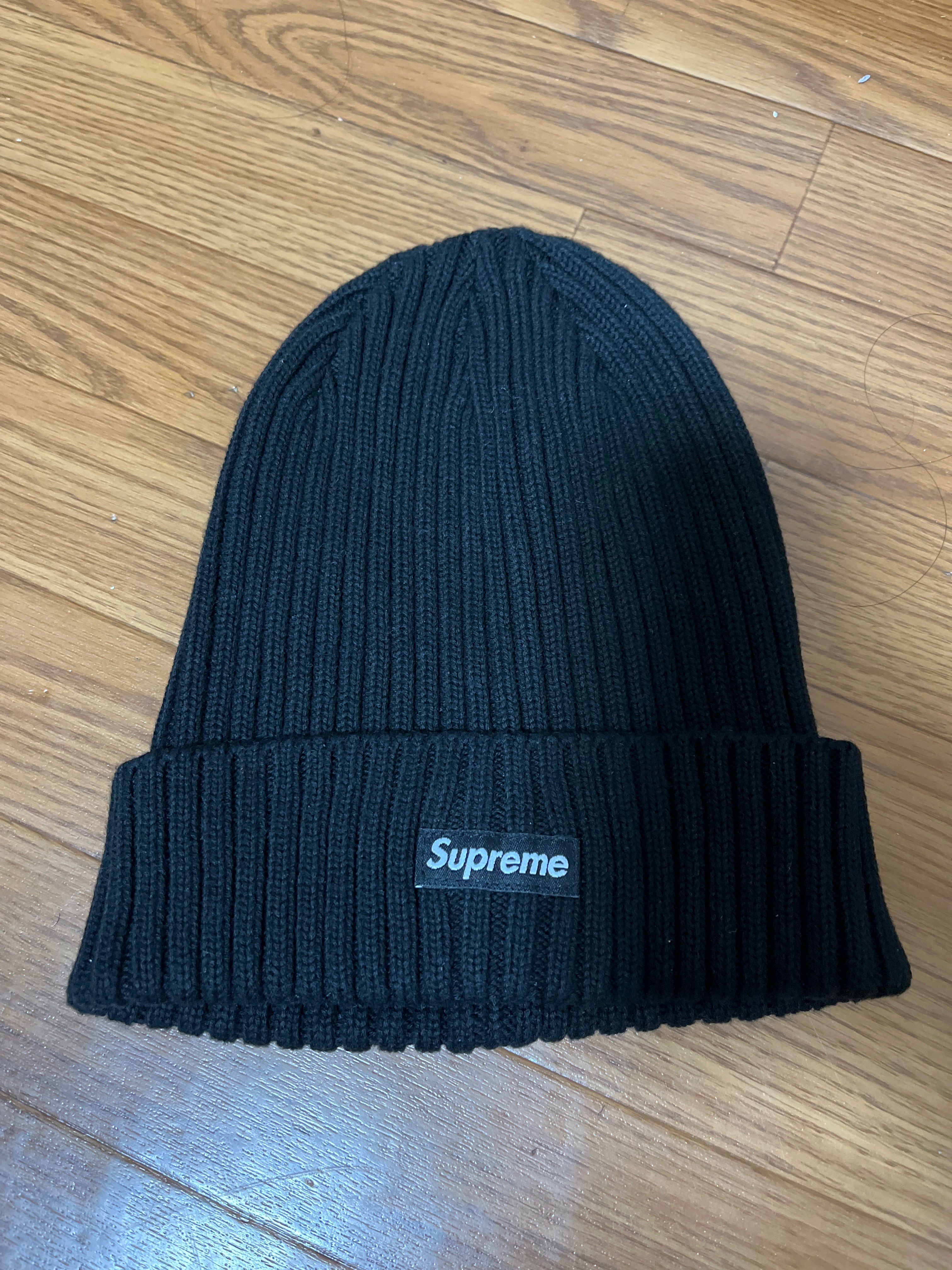 Supreme Overdyed Beanie "Black"(19SS)