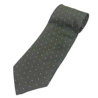 【中古】 ドルチェアンドガッバーナ ネクタイ シルク グリーン ダークグリーン系 ビジネス スーツ メンズ 男性 DOLCE&GABBANA