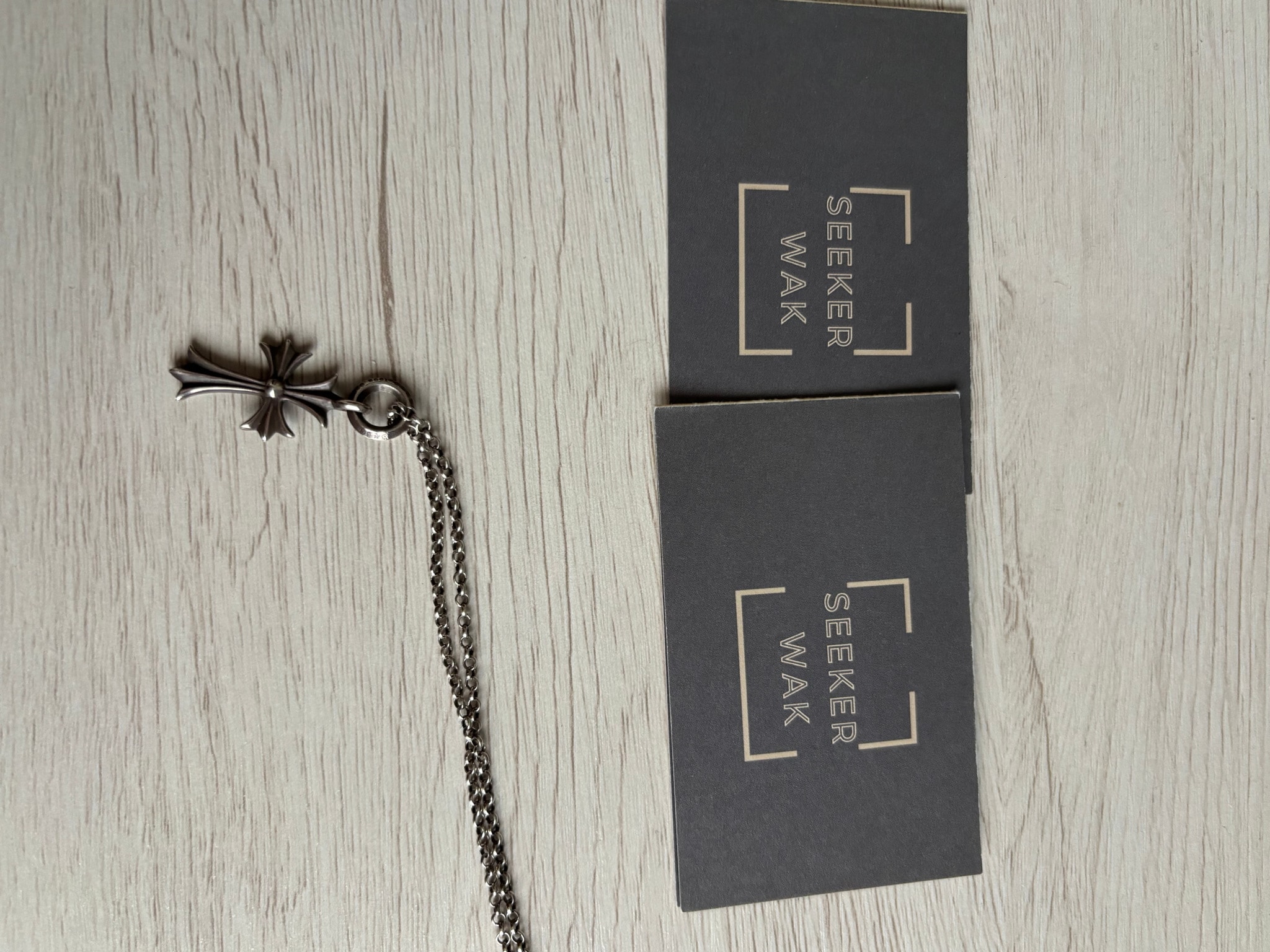 Chrome Hearts Tiny CH Cross Charm "Silver"