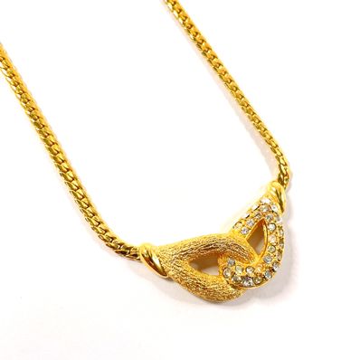 クリスチャンディオール ネックレス ヴィンテージ ゴールド