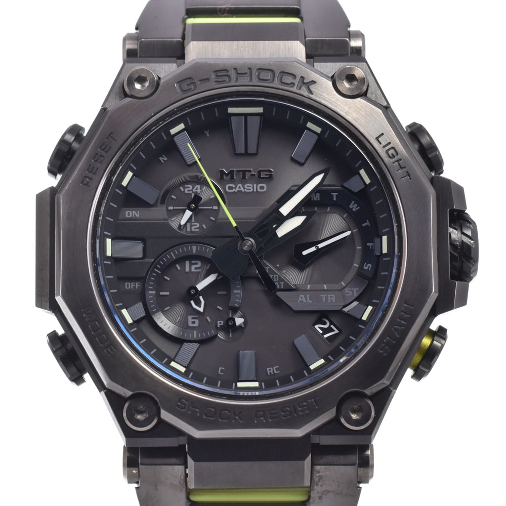 カシオ CASIO MTG-B2000SKZ-1AJR G-SHOCK MT-G SANKUANZモデル ブラック ソーラー電波 メンズ 美品 箱・保証書付き 腕時計 E#149929