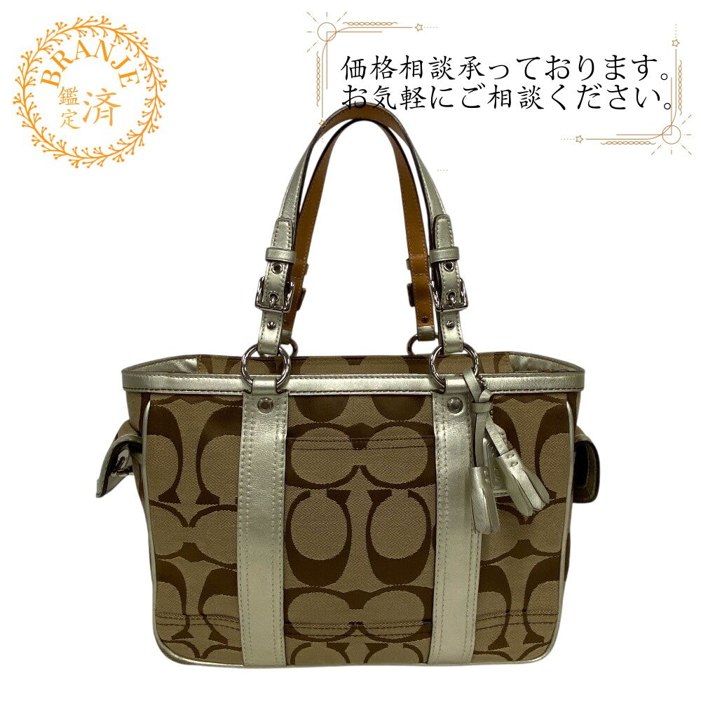 コーチ COACH ハンドバッグ シグネチャー 6234 ブラウン