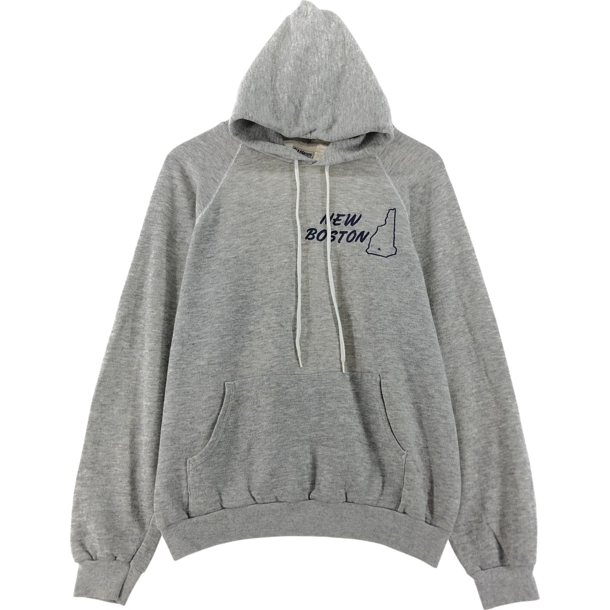 古着 80年代 ヘインズ Hanes 青タグ スウェットプルオーバーパーカー USA製 メンズL相当 ヴィンテージ/eaa531827