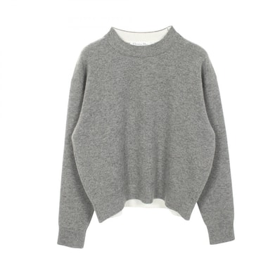 ディオール Dior J'ADIOR 8 ニット 衣料品 トップス カシミヤ レディース グレー系 / ホワイト系 【中古】