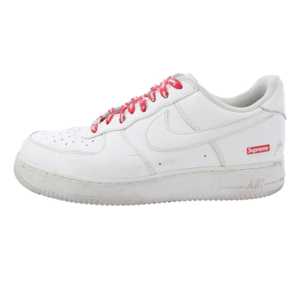 Supreme シュプリーム x Nike CU9225-100Air Force 1 Low AF1 ナイキ エアフォース1 ロー スニーカー ホワイト系 29cm【中古】