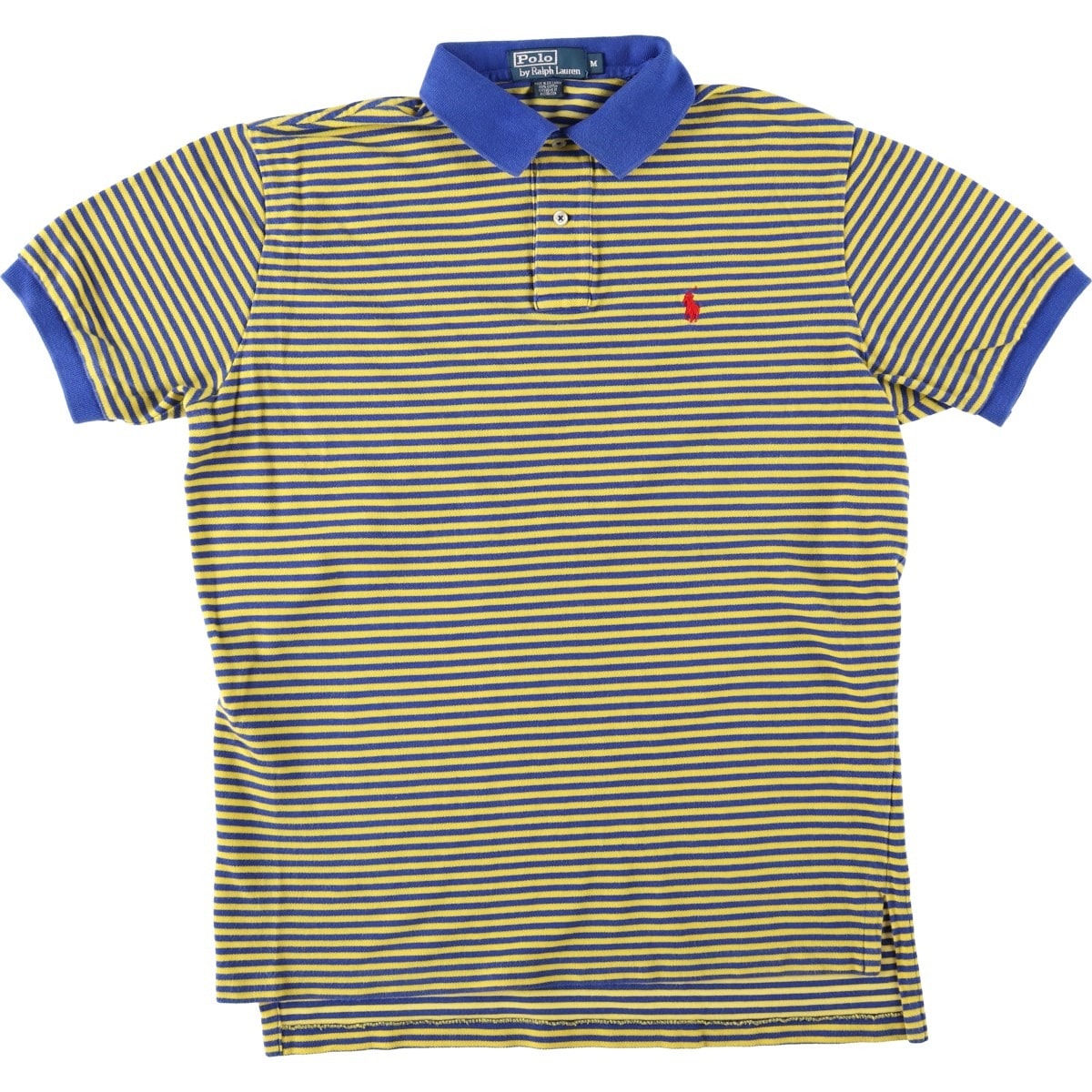古着 ラルフローレン Ralph Lauren POLO by Ralph Lauren 半袖 ボーダー ポロシャツ メンズM相当/eaa644392