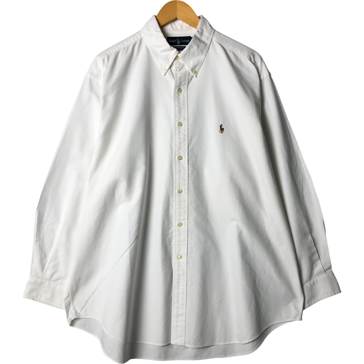 古着 ラルフローレン Ralph Lauren YARMOUTH 長袖 ボタンダウンシャツ メンズXL相当/eaa585484