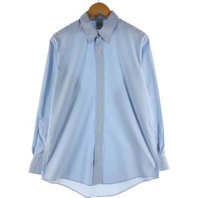 古着 ブルックスブラザーズ Brooks Brothers Est.1818 長袖 ボタンダウンシャツ USA製 メンズM相当/eaa530042