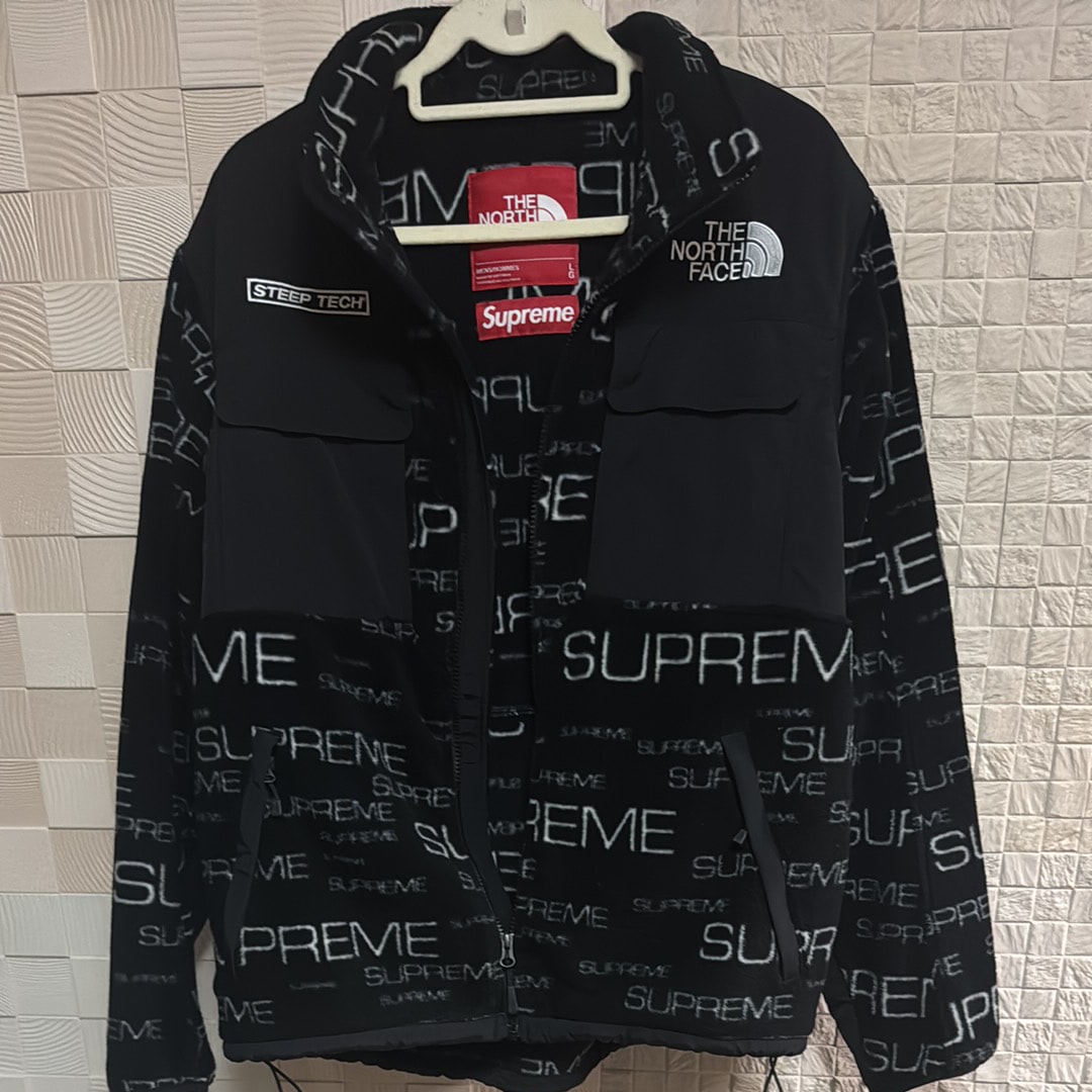 Supreme x The North Face Steep Tech Fleece Jacket "Black"